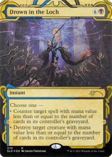 Drown in the Loch Secret Lair Drop - Strixhaven Frame
